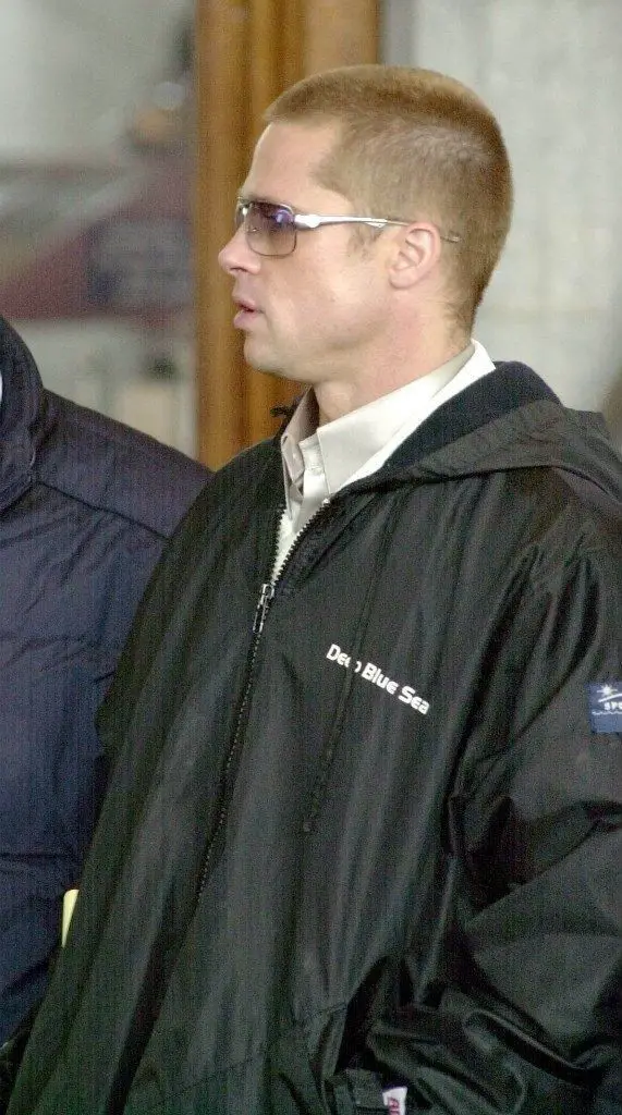 Brad Pitt Buzz Cut: