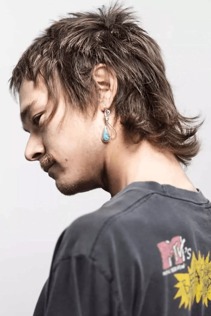 Short mullet haircuts for men gallery