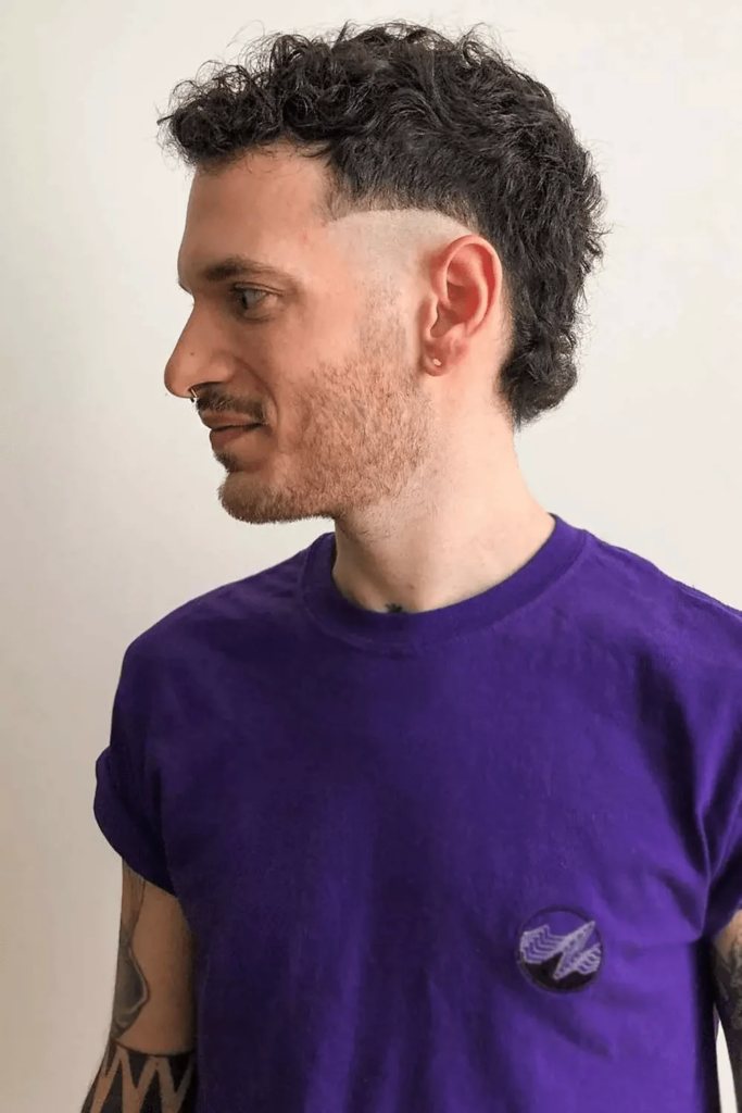 Short mullet haircuts for men gallery