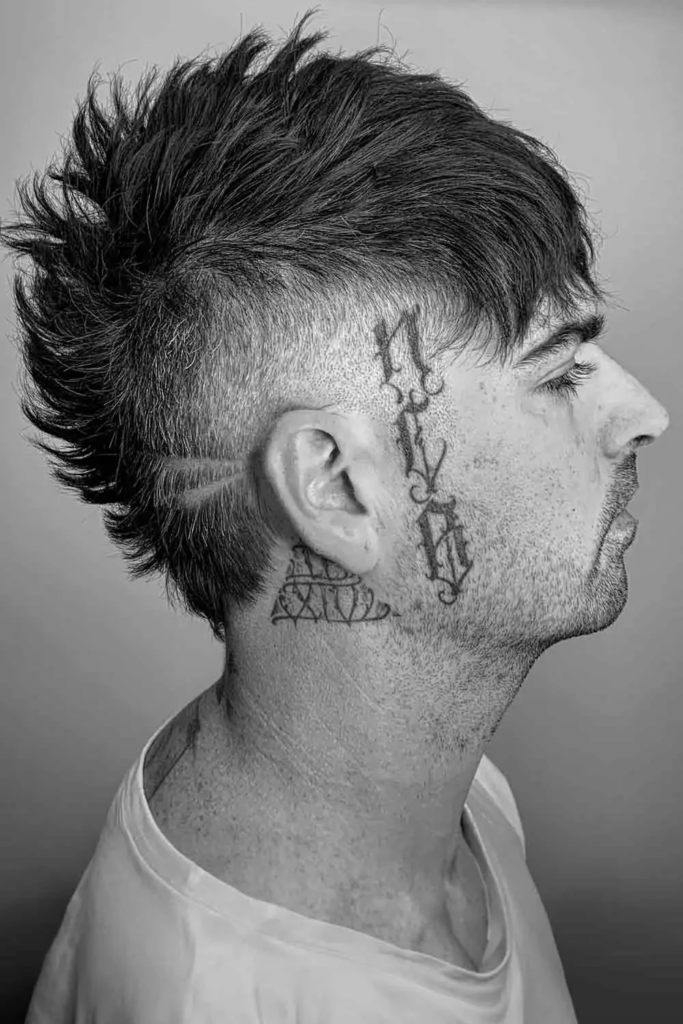 Short mullet haircuts for men gallery