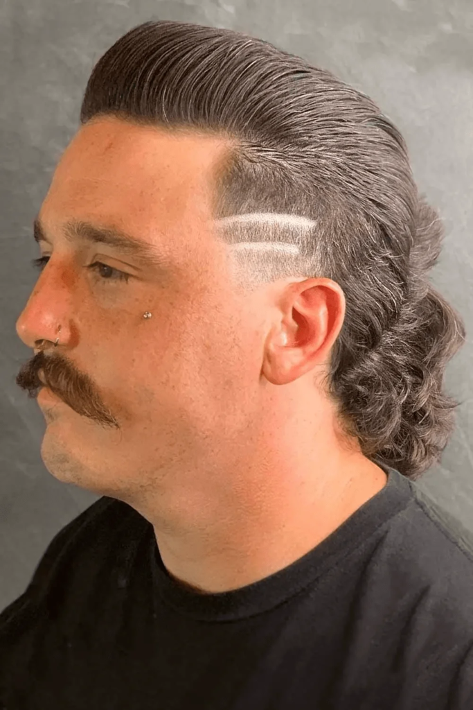 Short mullet haircuts for men gallery