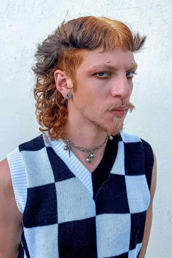 Short mullet haircuts for men gallery