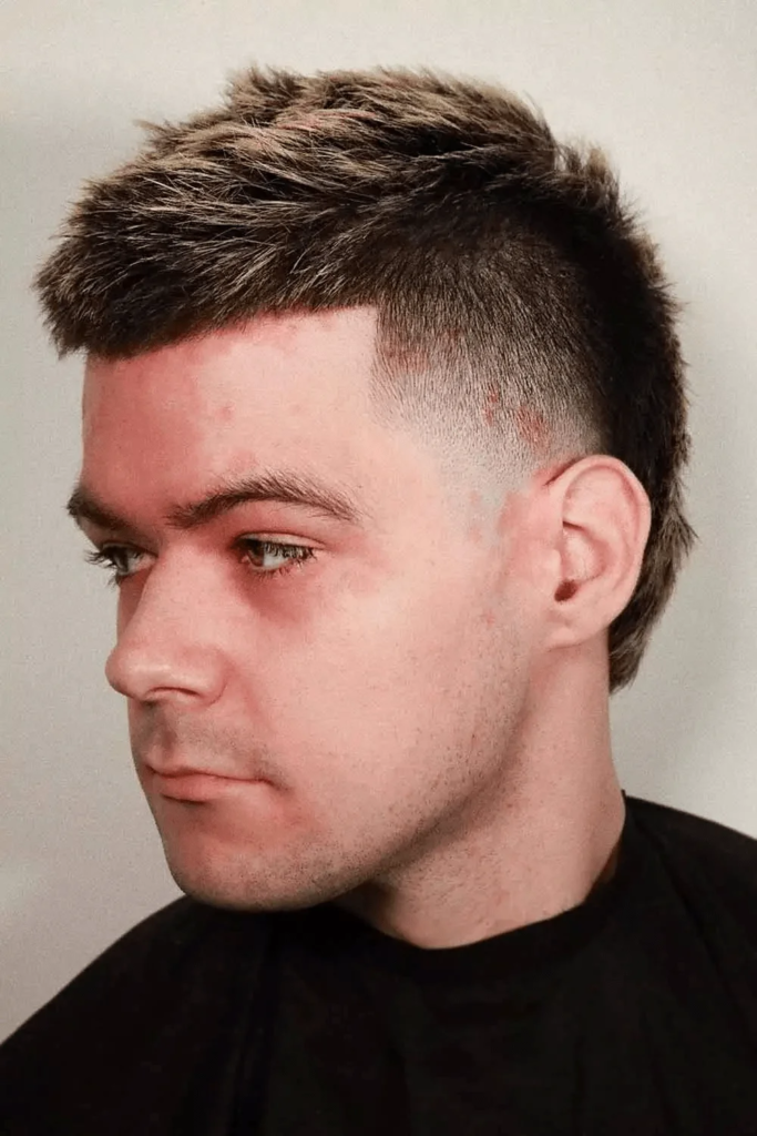 Short mullet haircuts for men gallery