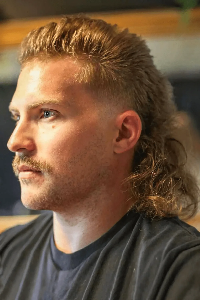 Short mullet haircuts for men gallery