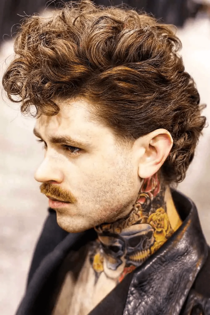 Short mullet haircuts for men gallery