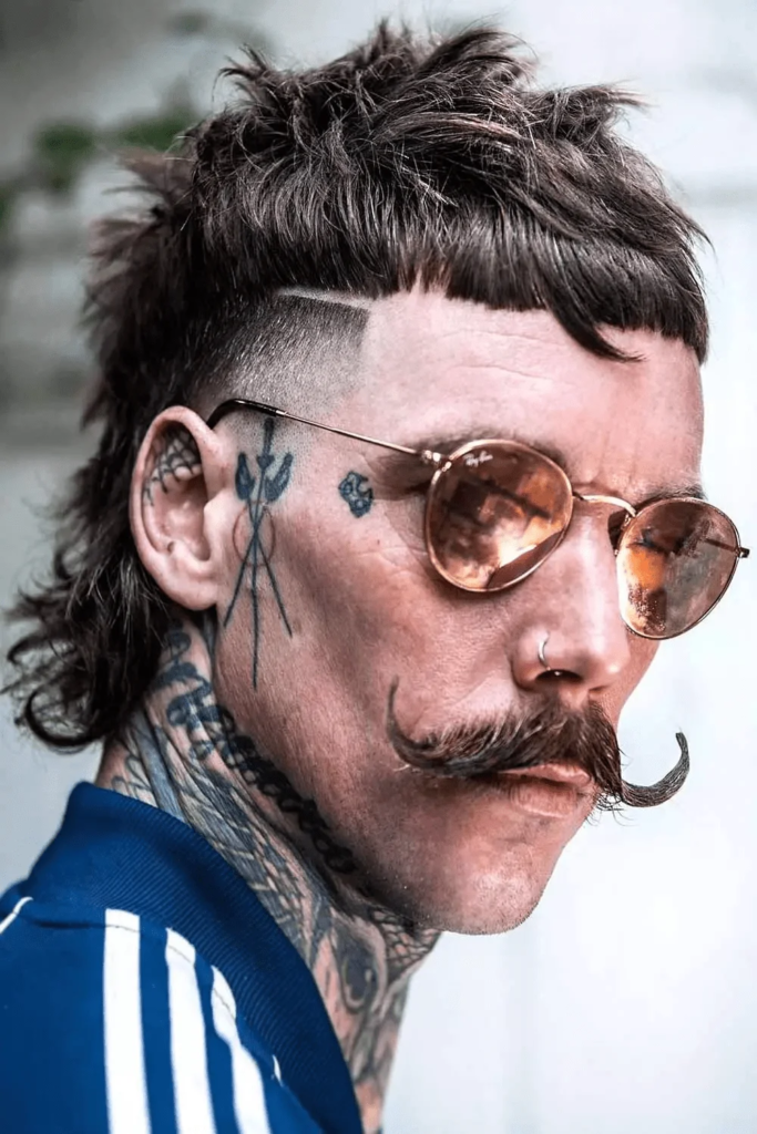 Short mullet haircuts for men gallery