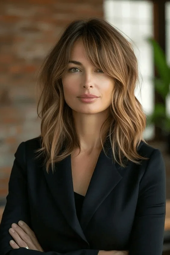 shoulder length haircut gallery